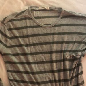 T by Alexander Wang Cozy long sleeve striped
